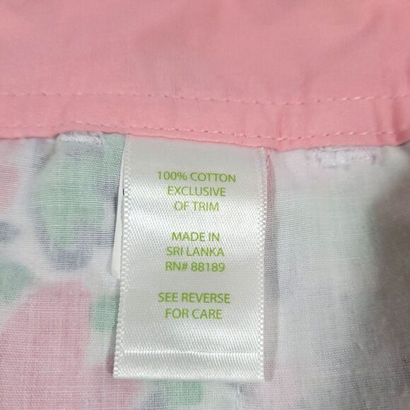 lilly pulitzer Callahan Doodle Bug Daisy Shorts 00 Colorful Floral 100% Cotton - Picture 10 of 11